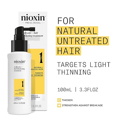 Miniatura 4 de Nioxin System 1 Scalp Care + Hair Thickening Leave-In Treatment  For Natural Hair with Light Thinning  Strengthen Against Damage & Breakage with