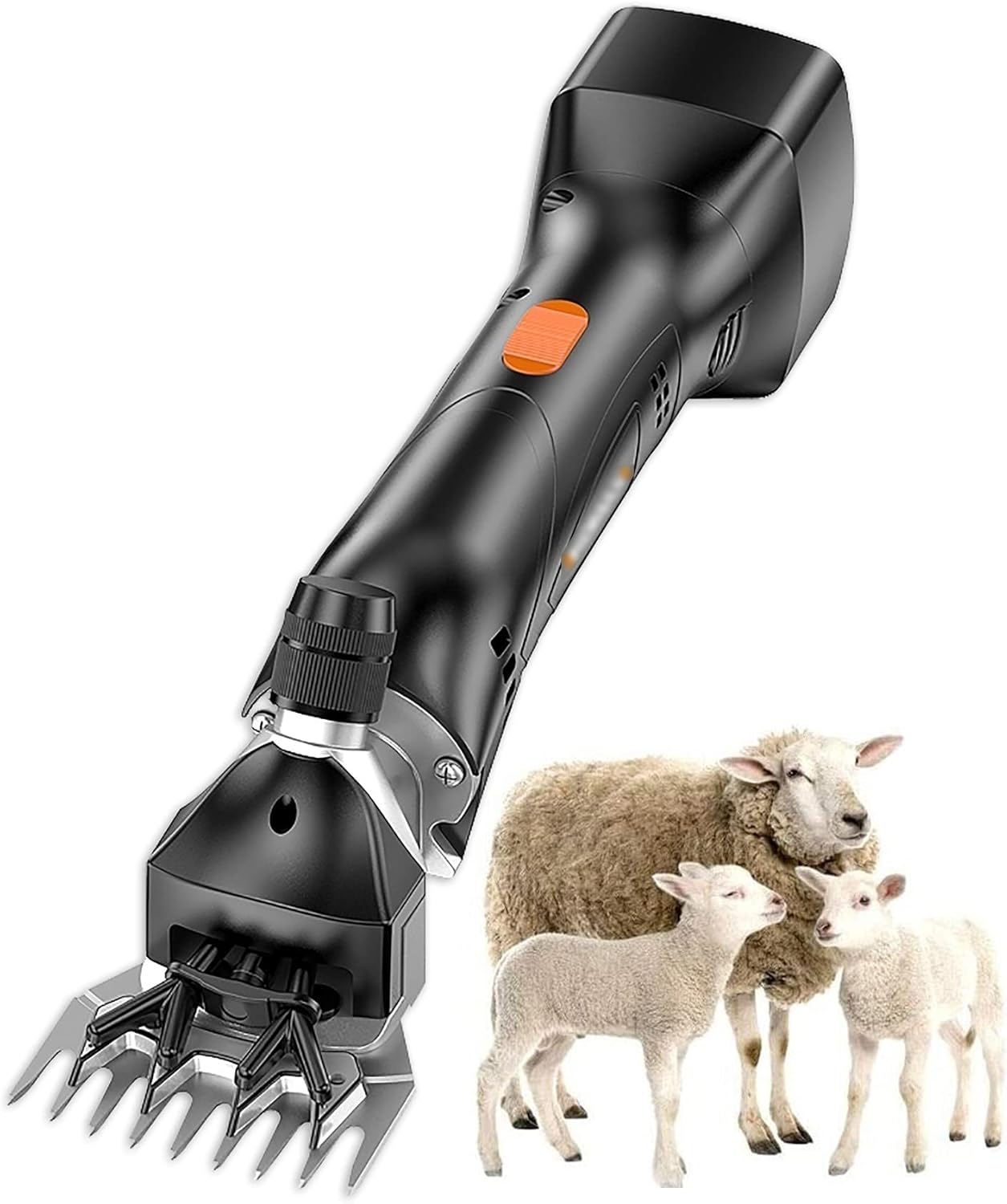 Hailong 800wコードレス電気羊は 家畜 山羊 アルパカ ラマ 馬 牛 Battery Lithium 大型犬用のブレード付きプロフェッショナルクリッパーをせん断します 3x お気に入り Size
