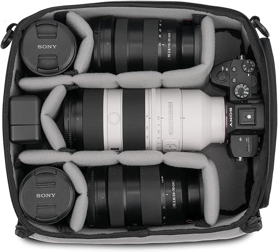 WANDRD Essential Plus Camera Cube V2, Black, Modular Dividers