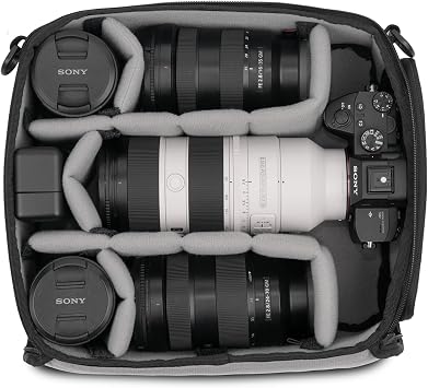 WANDRD Essential Plus Camera Cube V2, Black, Modular Dividers