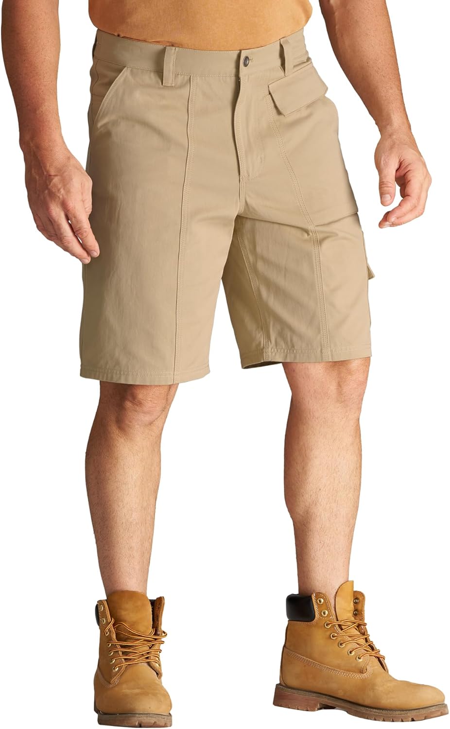 CHRONOLINE Men’s Cargo Shorts 2026 Spring Summer Regular Fit Cotton Workwear Utility Carpenter Shorts with Pockets