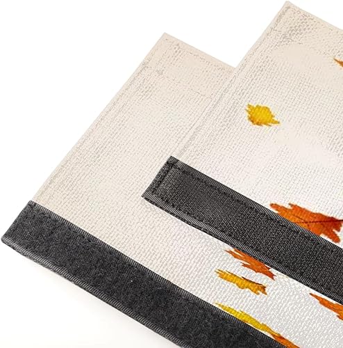 Vista 235 de Pardick Juego de 2 fundas para manija de puerta de refrigerador, huevo de madera de Pascua, lavable, para nevera, lavavajillas, Mocrowave, horno, z