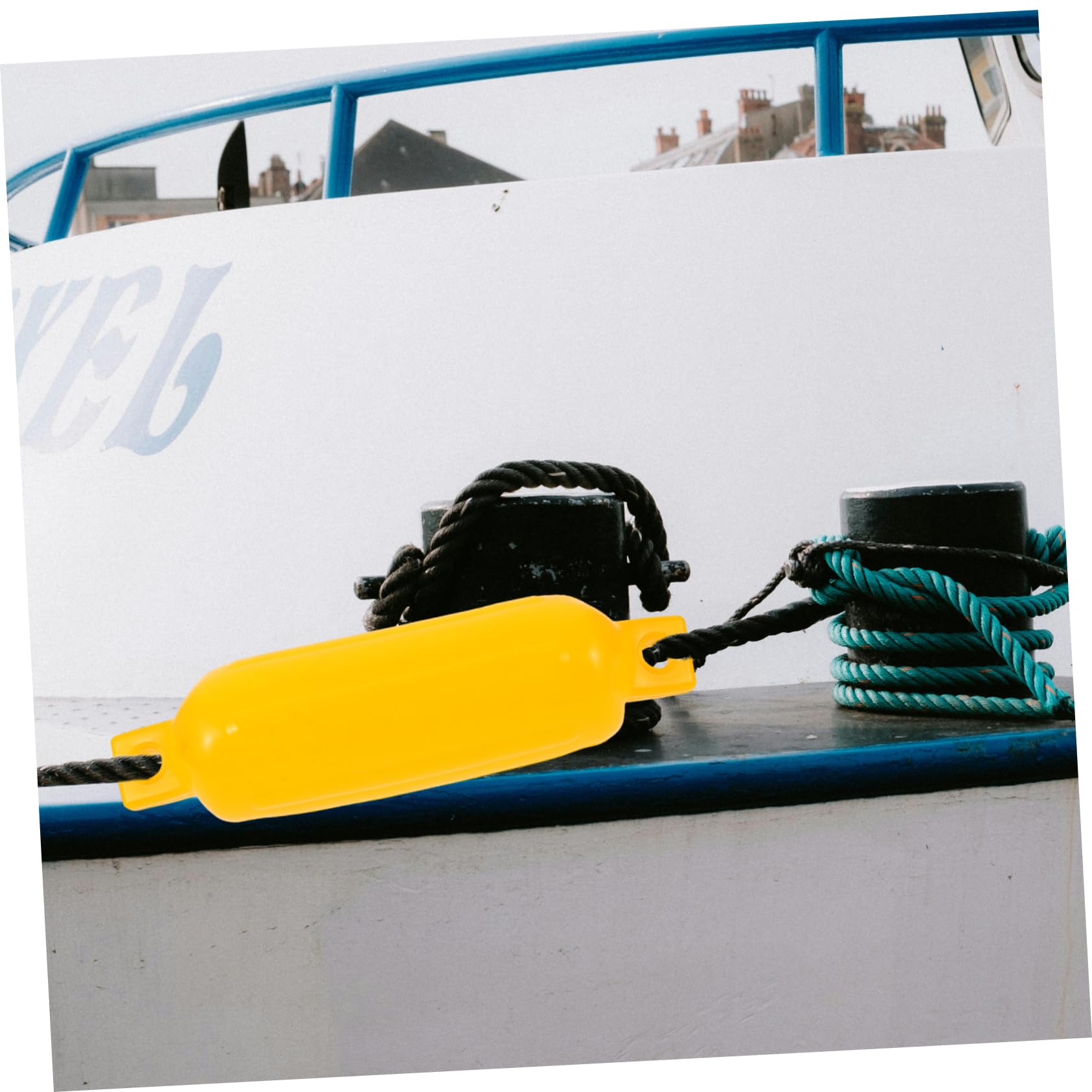 Paraurti Gonfiabile per Yacht in PVC Giallo, Leggero