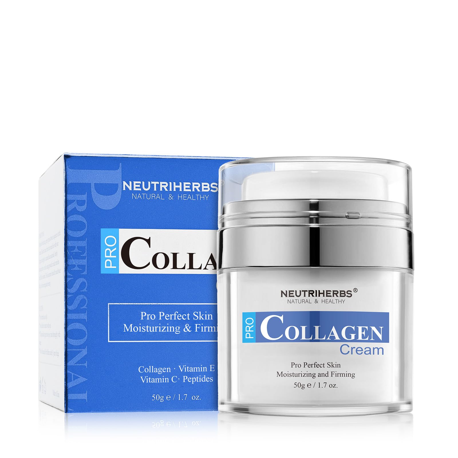 Neutriherbs Crème pour le visage au collagène hydratant pour le visage, réduit l