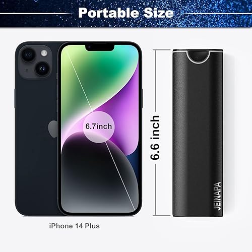 Miniatura 9 de JEINAPA Organizador semanal de pastillas de sellado de viaje aluminio de alta calidad y fibra de carbono caja de pastillas a prueba de humedad para