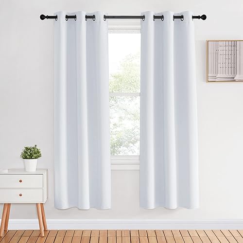 NICETOWN - Cortinas para oscurecer habitaciones, con ojales en la parte superior, ahorro de energía, para hogar, 2 paneles de 34 x 70 pulgadas,