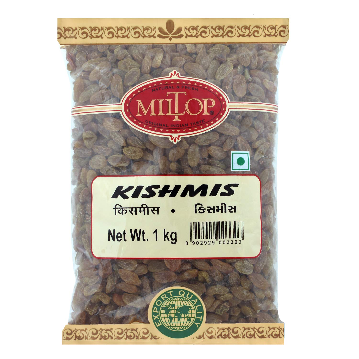 Miltop Dry Fruits Kishmish Raisins Kismis 1kg pack Amazon.in