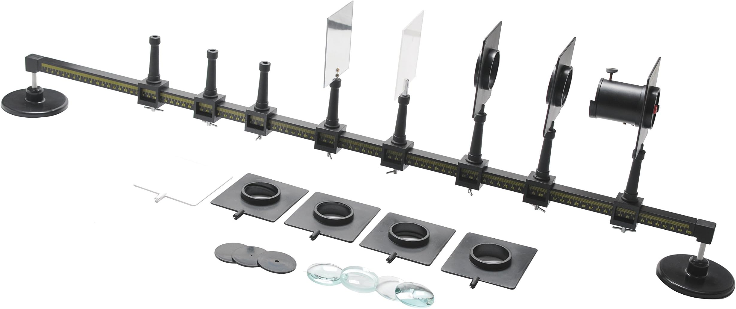 Eisco Labs Enhanced Optical Bench Set, Including Lamp Housing