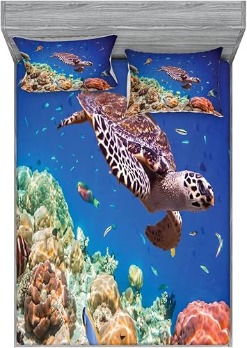 Miniatura 7 de Lunarable Arrows - Juego de sábanas ajustables y fundas de almohada, patrón geométrico vertical de líneas hipster monocromáticas con diseño vintage,