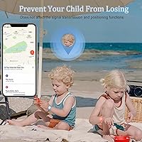 Vista 2 de Paquete de 3 pulseras AirTag para niños, soporte ajustable de nailon elástico para niños con correa para Apple Air Tag antipérdida para niños