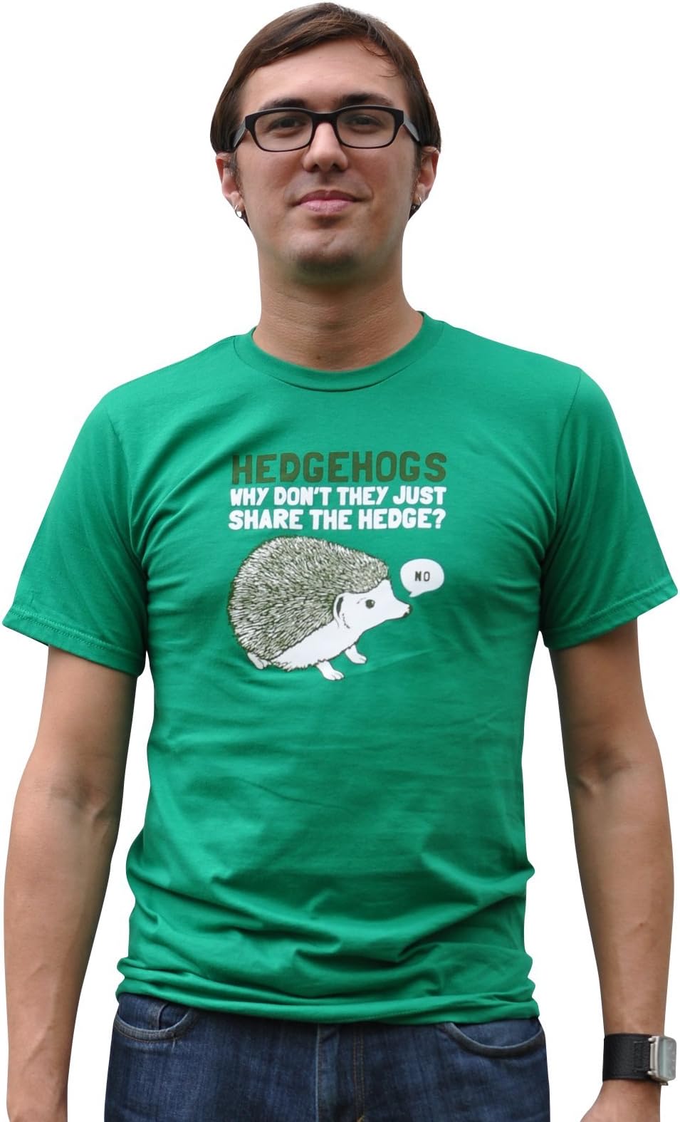 SnorgTees Men's Hedgehogs Can't Share T-Shirt
