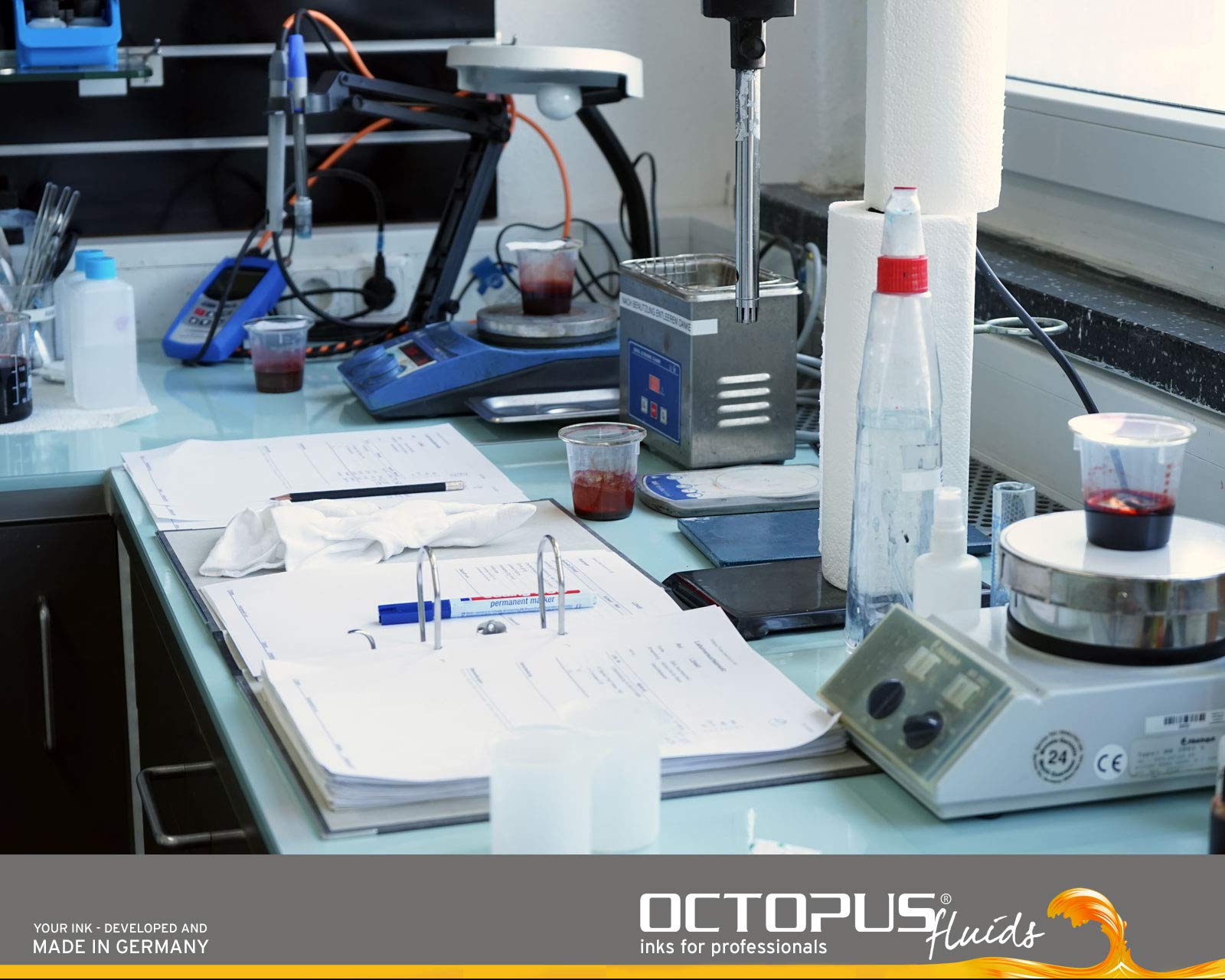 Octopus Fluids Tintenset kompatibel mit Epson 102, 4 x 1 L