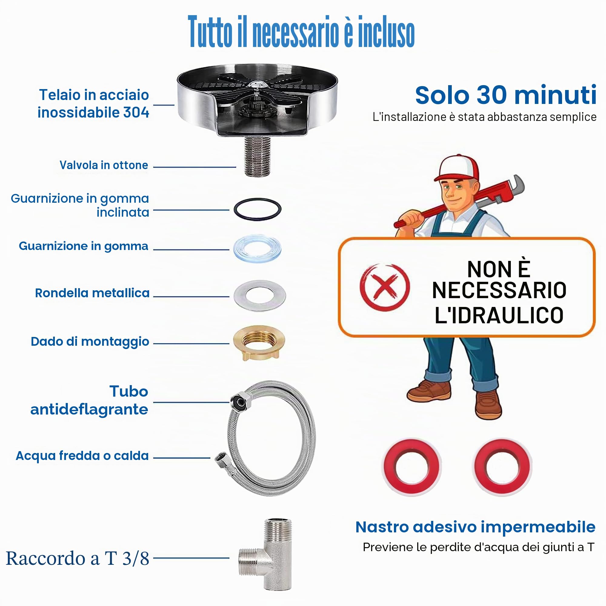 Lavabicchieri Lavandino, Lava Bicchieri Lavandino, Sciacquatrice Del Circuito Dell'Acqua, Sciacquatrice Automatica Per Vetro Per Bar Caffetteria Ristorante