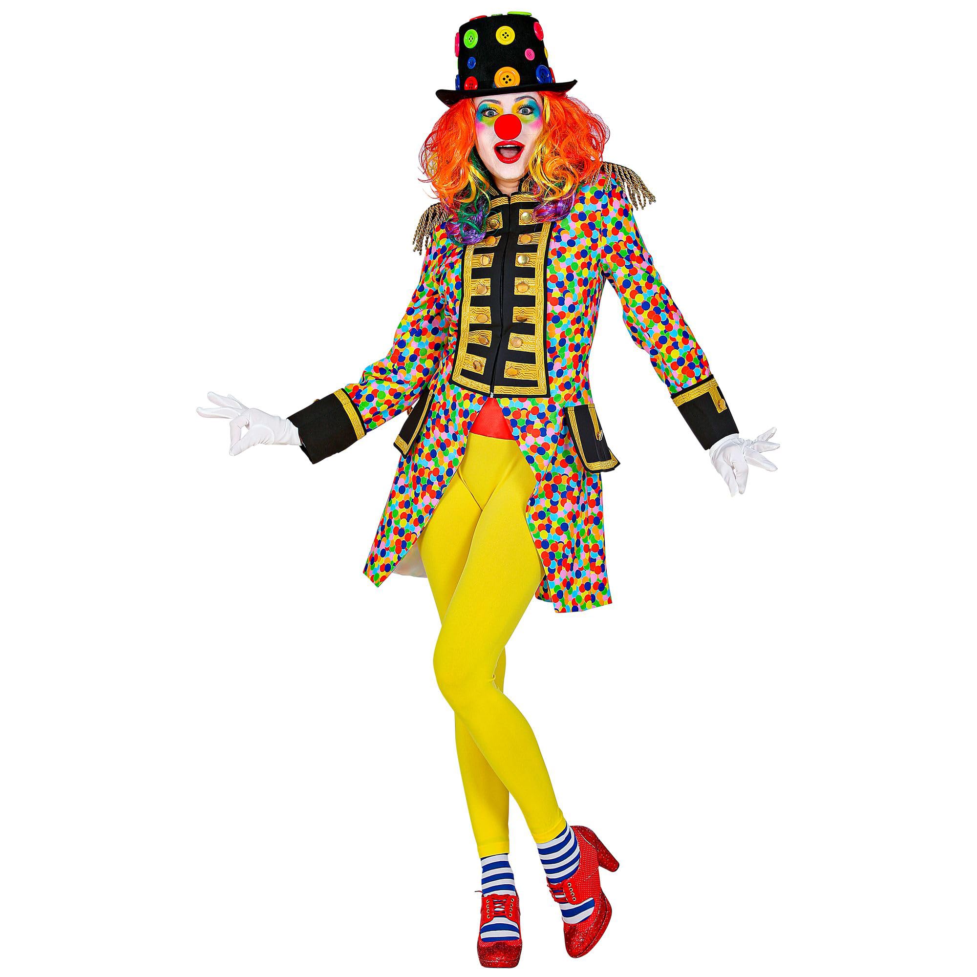 W WIDMANN MILANO Party Fashion - disfraz desfile frac, arco iris, CSD, director de circo, uniforme de guardia, payaso, corista, disfraz de carnaval
