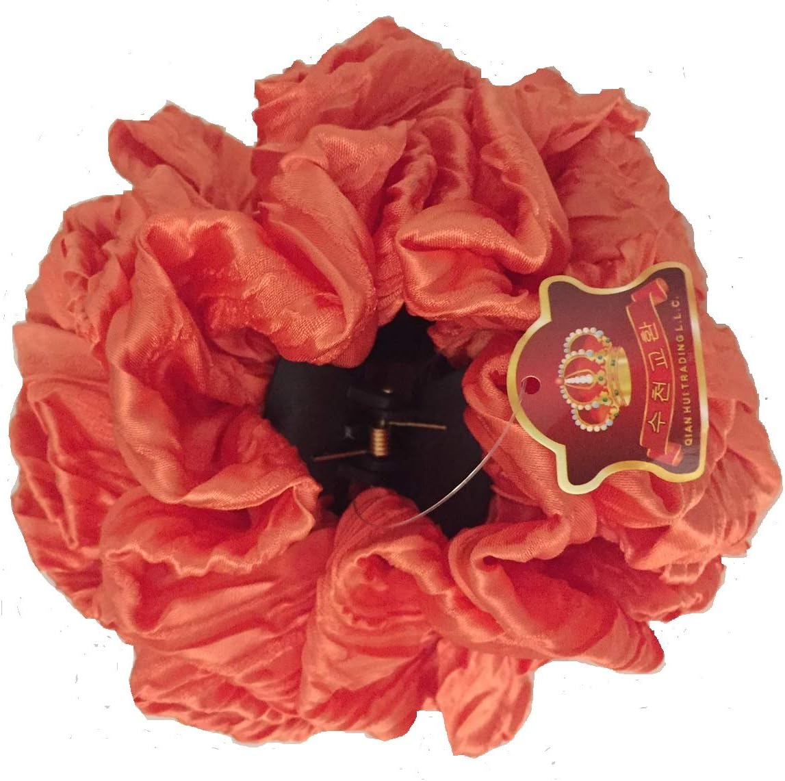 NEW KHALEEJI HAIR/CLAMP CLIP/FLOWER VOLUMISER FOR HIJAB SCARF/SCRUNCHIE (Fushia/pink)