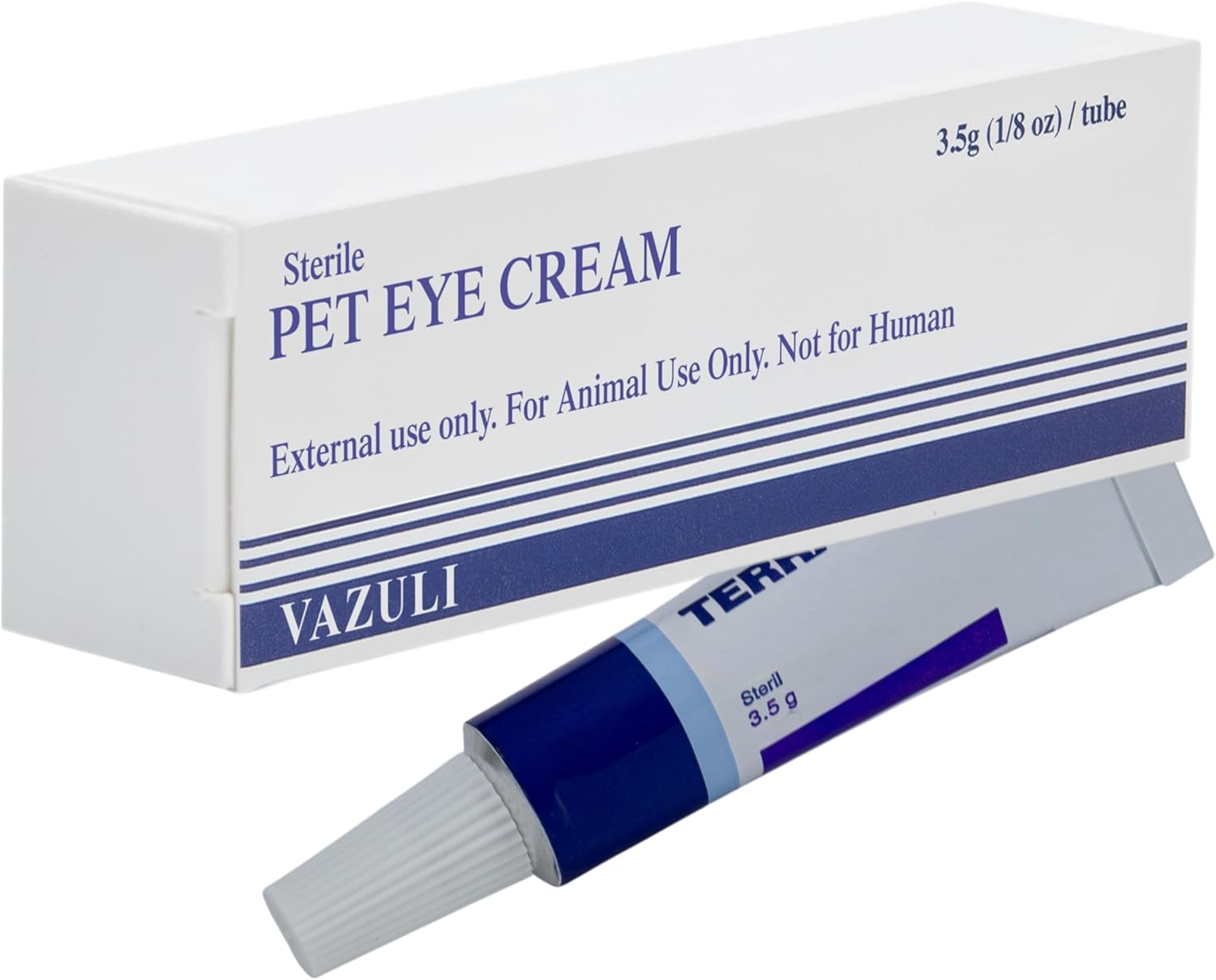 milagro VAZULI Pet Eye Health Cream/Ointment for Cats, Dogs, Cattle, Sheep, Horse, Birds,Kittens and All Pets 1/8 oz /3.5gr – 1 pcs Tube milagro VAZULI Pet Eye Health Cream/Ointment for Cats, Dogs, Cattle, Sheep, Horse, Birds,Kittens and All Pets 1/8 oz /3.5gr – 1 pcs Tube