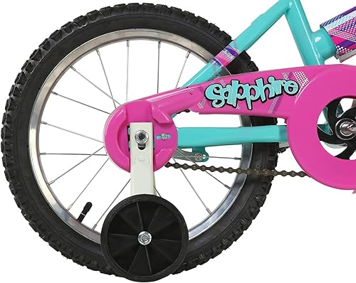 Miniatura 5 de Dynacraft Magna Sapphire Bike - Marco de acero resistente, frenos de mano delanteros y traseros, asiento ajustable, soporte - ideal para edades de 6