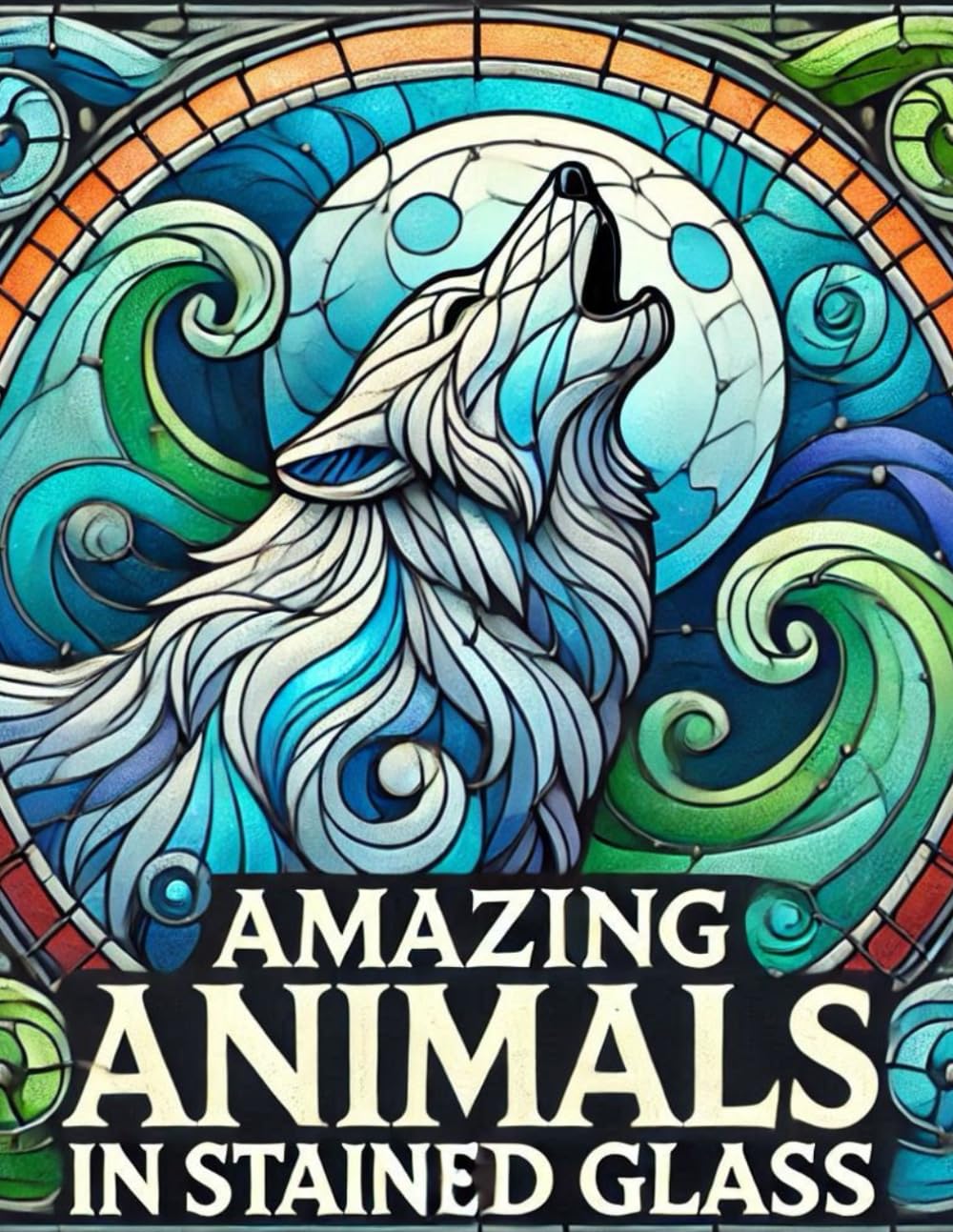 Amazing Animals in Stained Glass: Relax, Create, and Explore Stunning Animal Art