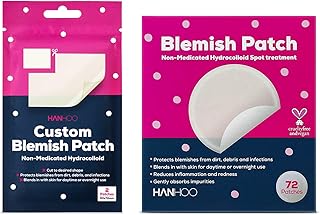 HANHOO Parches de acné hidrocoloides para tod...