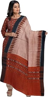 PRITIsree Odisha Sambalpuri Handloom Woman's Pure Cotton Handloom Dress Material With Dupatta Bottom Wear 3 Pic Set Sambal... Price In India