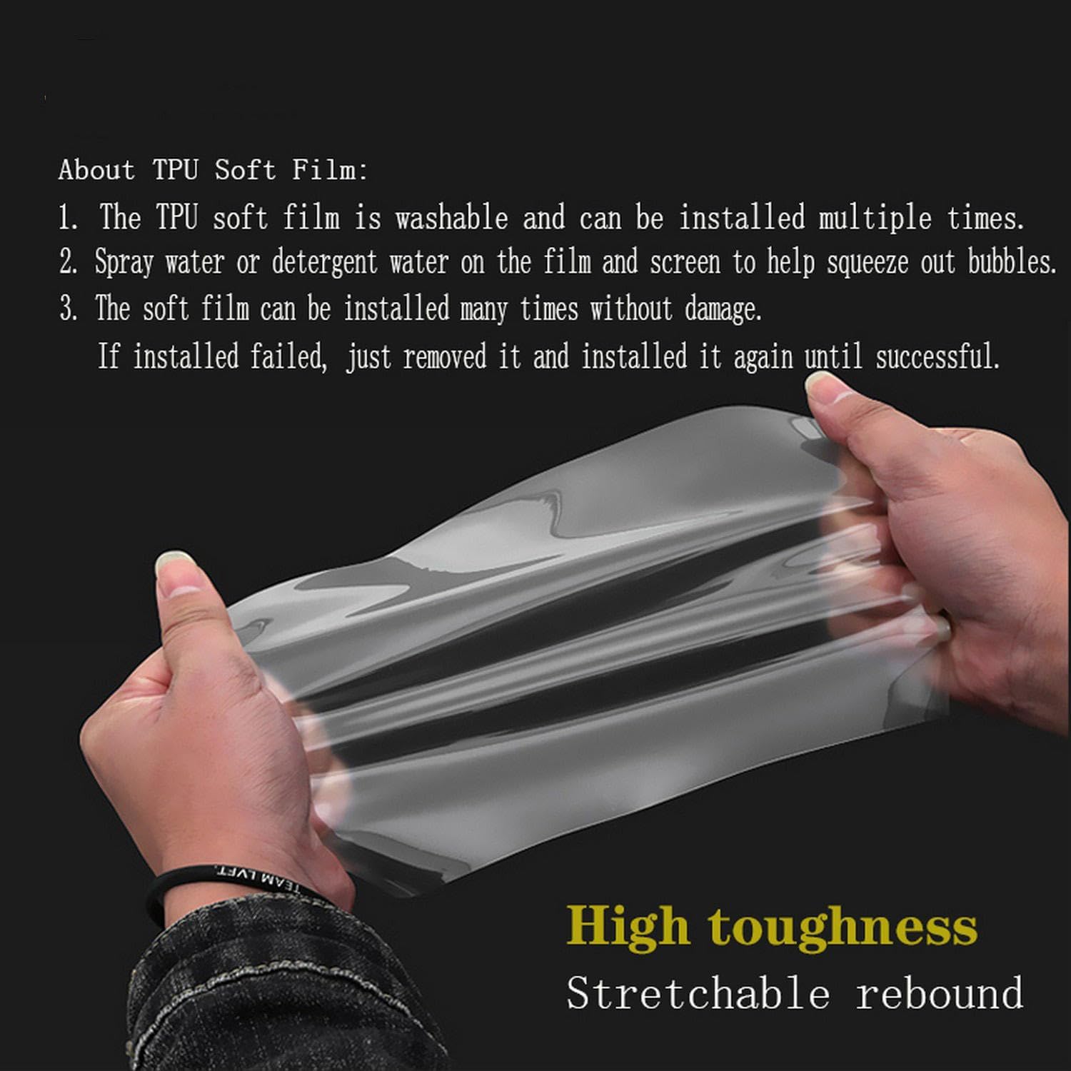 JCAKES Car Exterior Headlight Anti-Scratch TPU Protective Film Anti-Scratch Repair Film Accessories，for Mercedes-Benz Class-C W204 W205 2015-2022