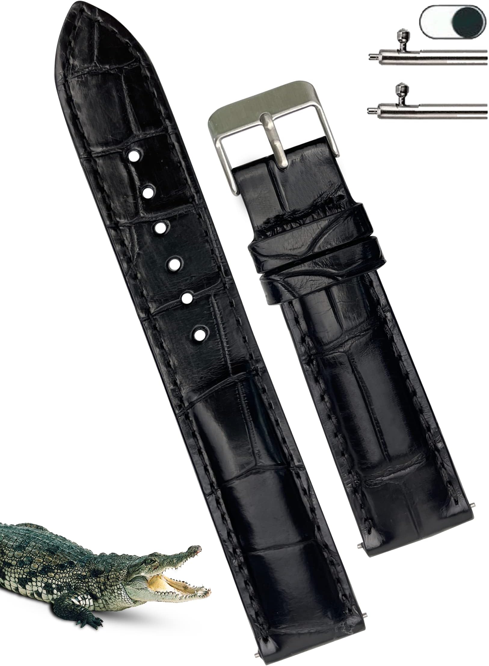 Vietnamcreations 100% Handmade Crocodile Stingray Lizard Watch strap band