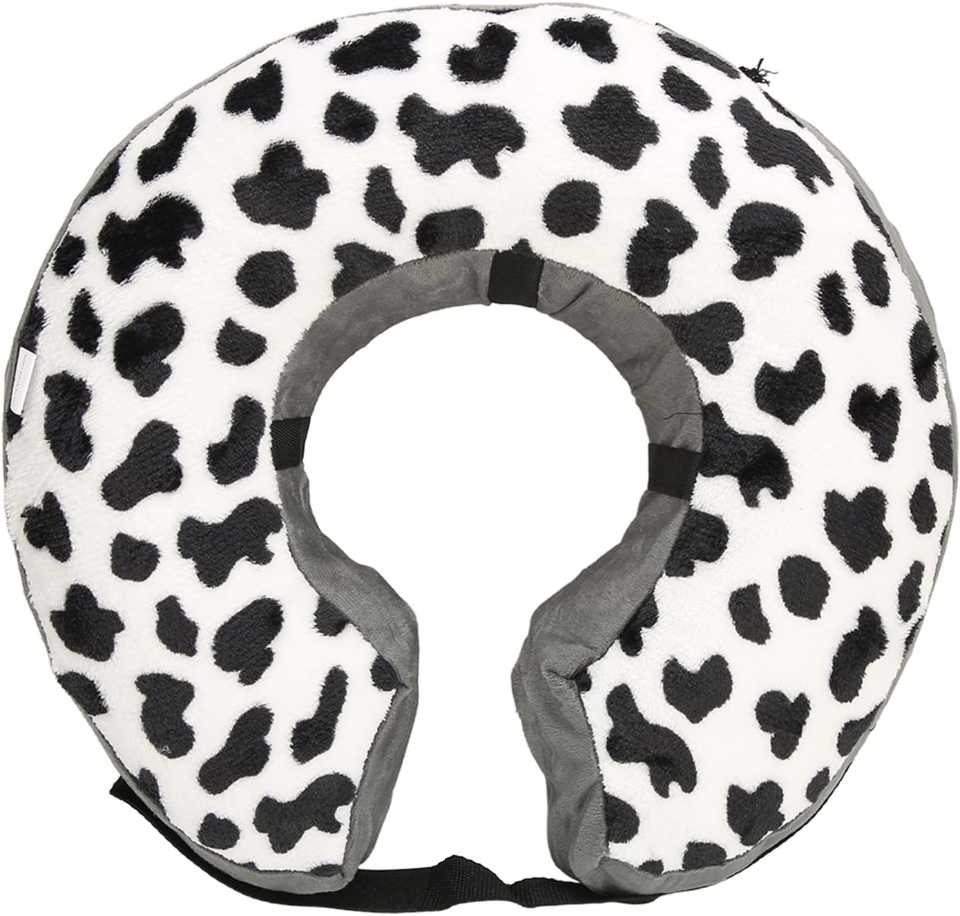 Dog Cone, Adjustable Soft Protective Inflatable Collar Cat Recovery Collar Dog Cone Collar Blow Up Dog Collar Pet Neck Cone for Small, Medium, Large Dogs Cats (Cows Point Hook