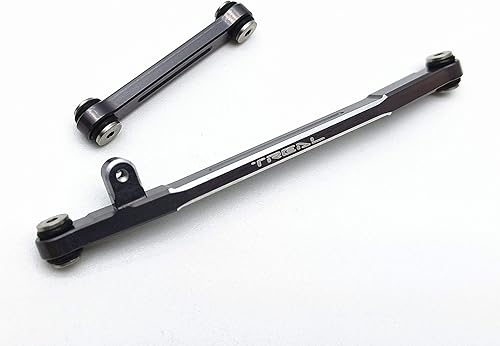 Miniatura 2 de Treal Juego de eslabones de dirección de aluminio 7075 para Axial SCX24 124 Escala-V2 (rojo)