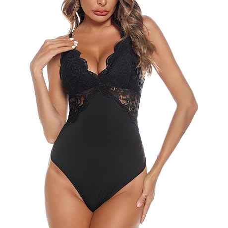 Women's Lace Bodysuit: Embodying Seduction with Every Curve