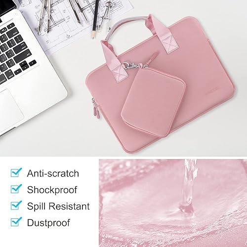 Miniatura 5 de Funda elástica para laptop de 11.6, 12.9 y 13 pulgadas, con bolsa pequeña, compatible con MacBook Air M4/M3/M2/M1, Mac Pro M2/M1, iPad 13 12.9, XPS