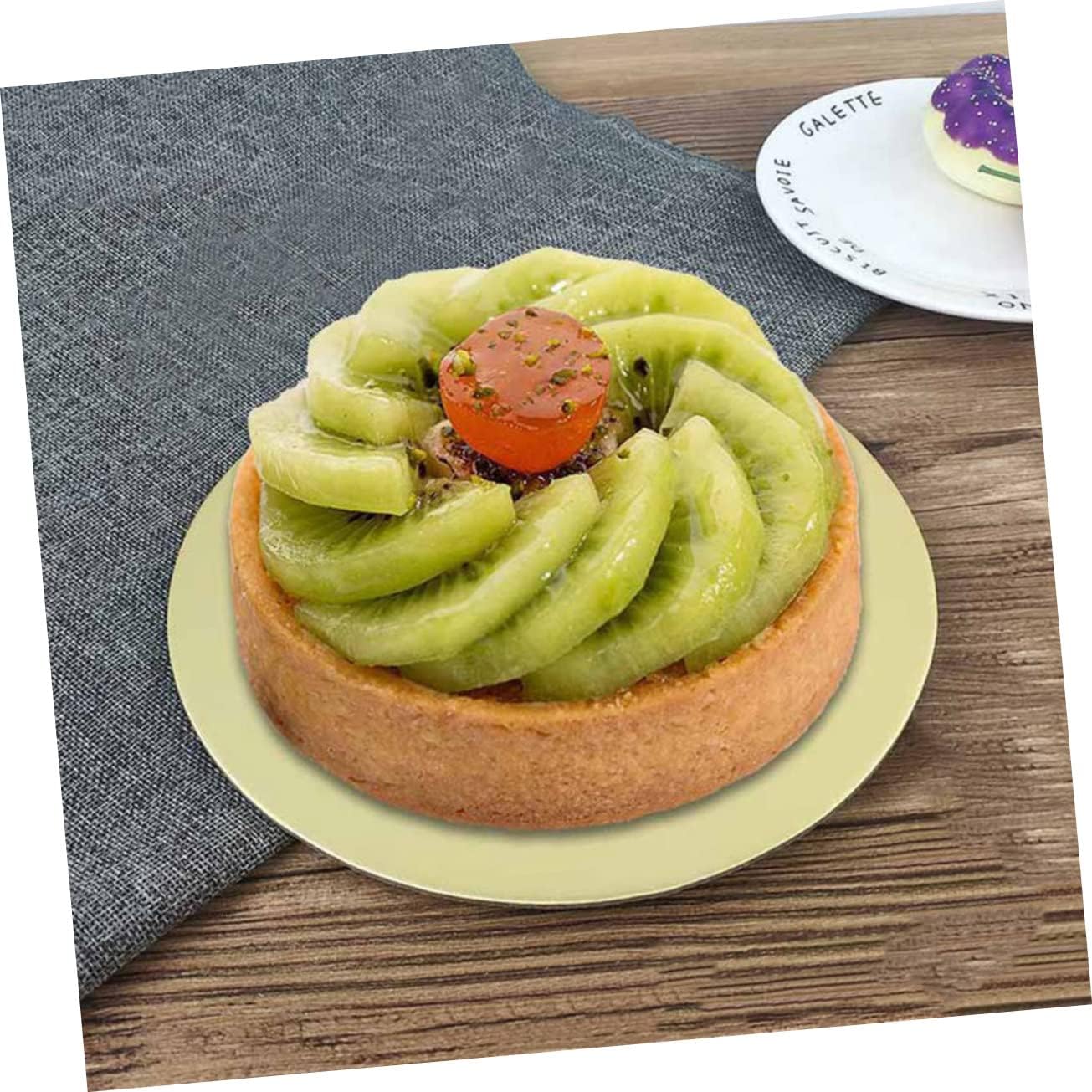 OUNONA 12pcs Round Cake Drums Sturdy Multi-tiered Cake Boards for Weddings Birthdays Cardboard Base Thick Reliable Lightweight