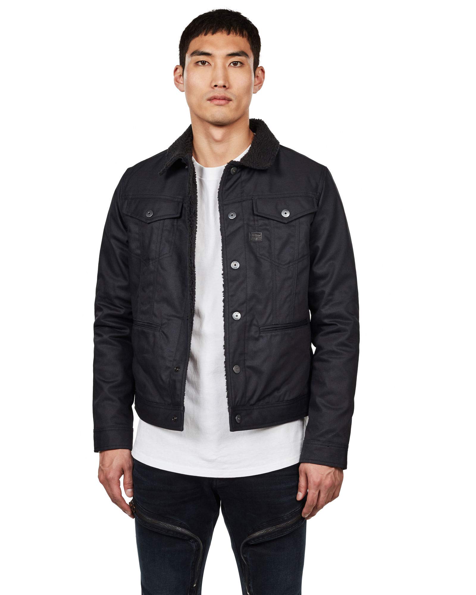 Mens D-Staq Sherpa Slim Jacket