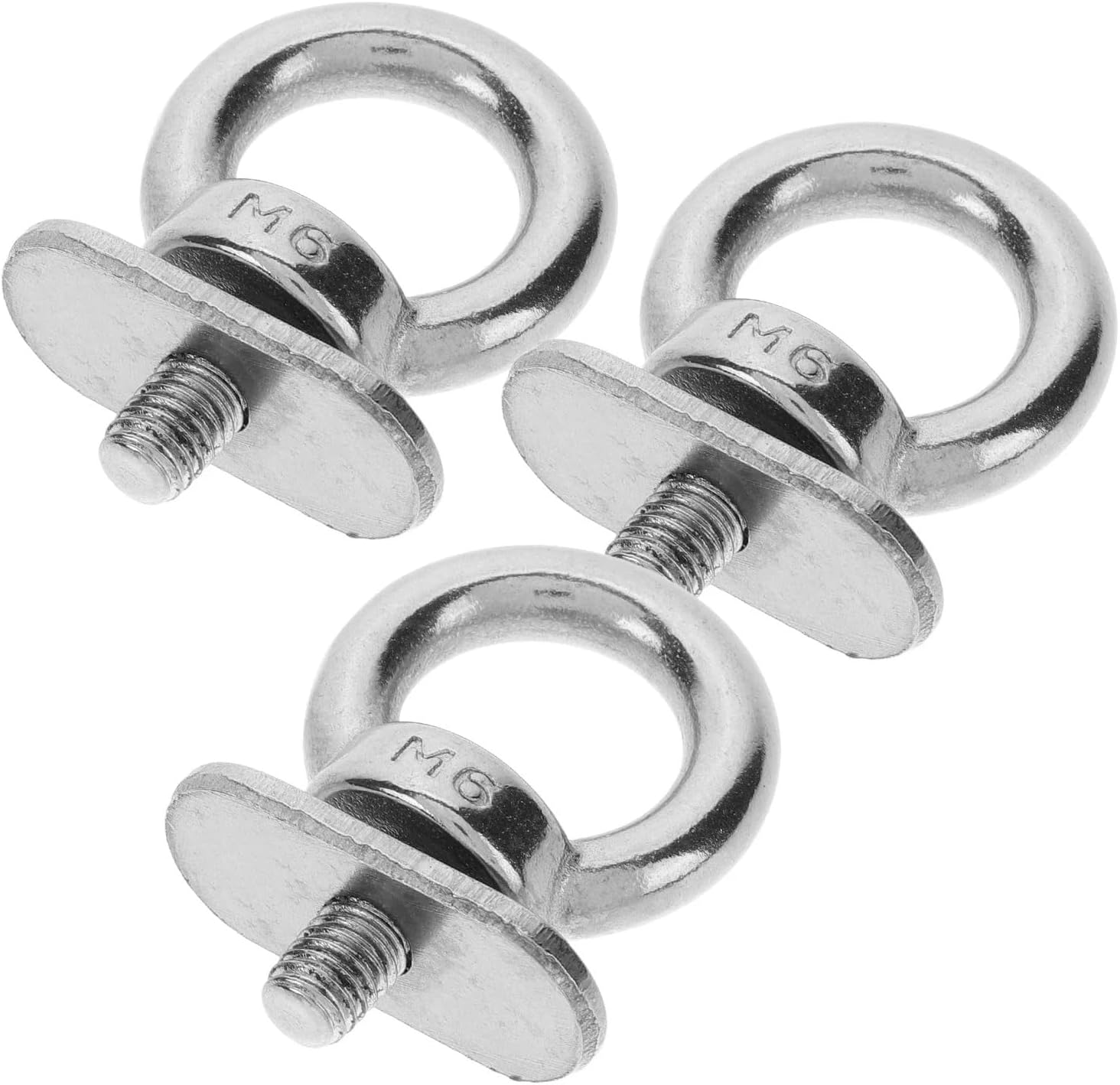 Kayak Rail Eyebolts Stainless Steel Track Mount Tie Down Eyelet Marine Grade 316 for Kayak Canoe Boat Load Bearing Corrosion Ideal for Fishing/Recreational Kayaks.