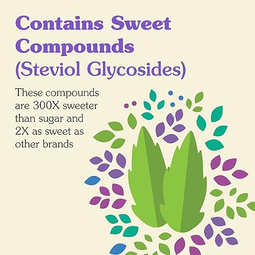 Miniatura 3 de NuNaturals Extracto de stevia puro orgánico, 100% stevia sin rellenos, edulcorante en polvo keto sin azúcar, sustituto de azúcar a base de plantas,