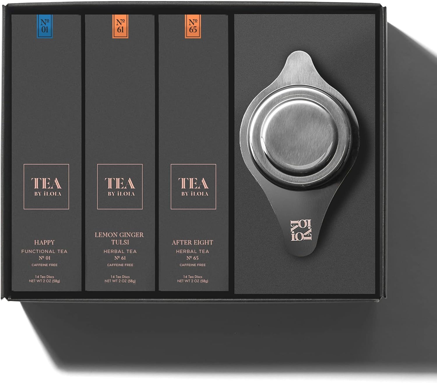 iLOLA The Beginning | Tea Disc Set | Oprah’s Favorite Things 2022 | Organic Loose Leaf Probiotic Tea | Stainless Steel Infuser | Gift Box Set (Gift Box Set 2)
