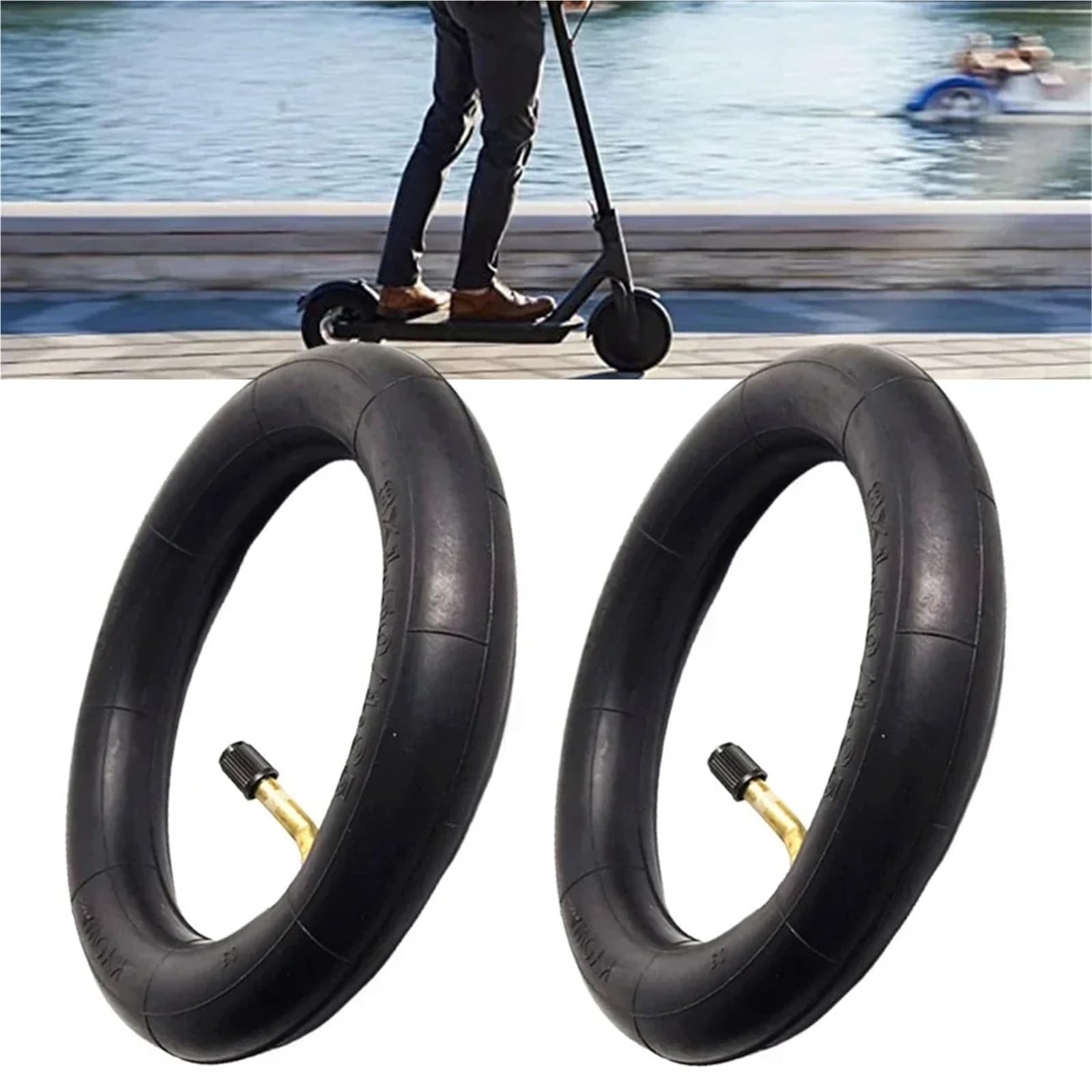 Dętka rowerowa, dętka 8" x 2,0-5, opona 200x45-110, gumowa odporna na zużycie