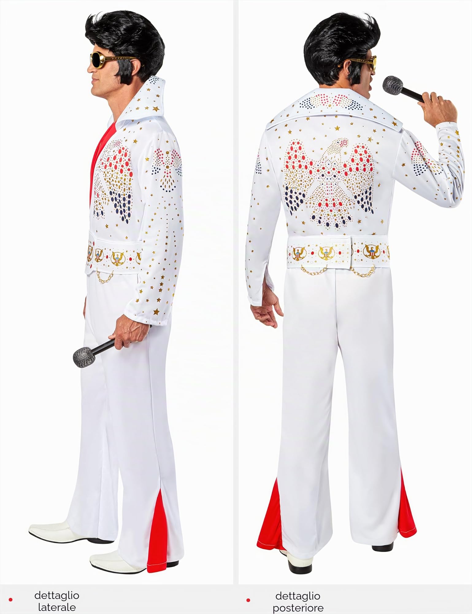 Rubie's Deluxe Elvis Adult Costume, Vestito per adulti