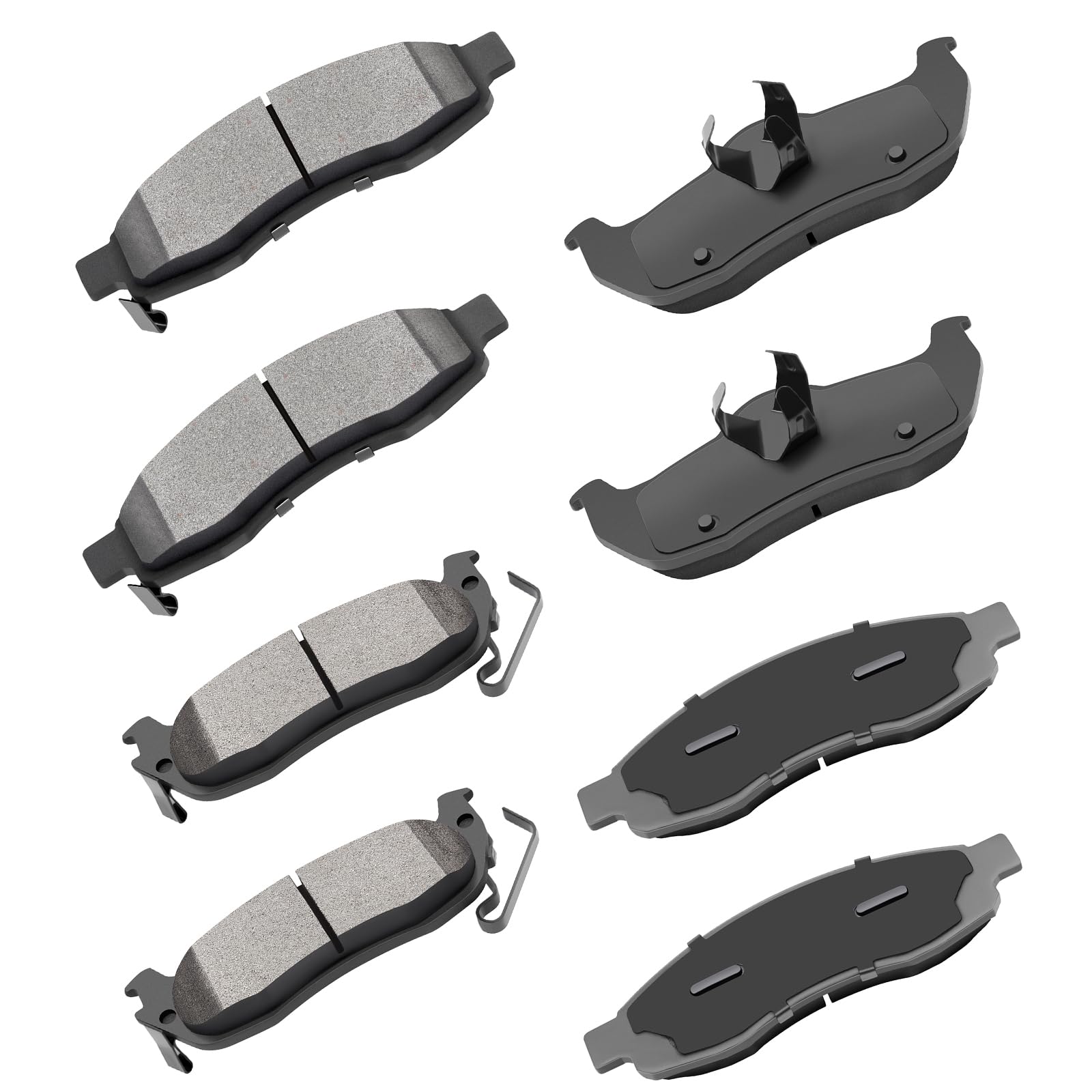 cciyu Ceramic Front Rear Brake Pad Set Fit For 2004-2006 For Infiniti QX56,2005-2006 For Nissan Armada,2004 For Nissan Pathfinder Armada,2004-2007 For
