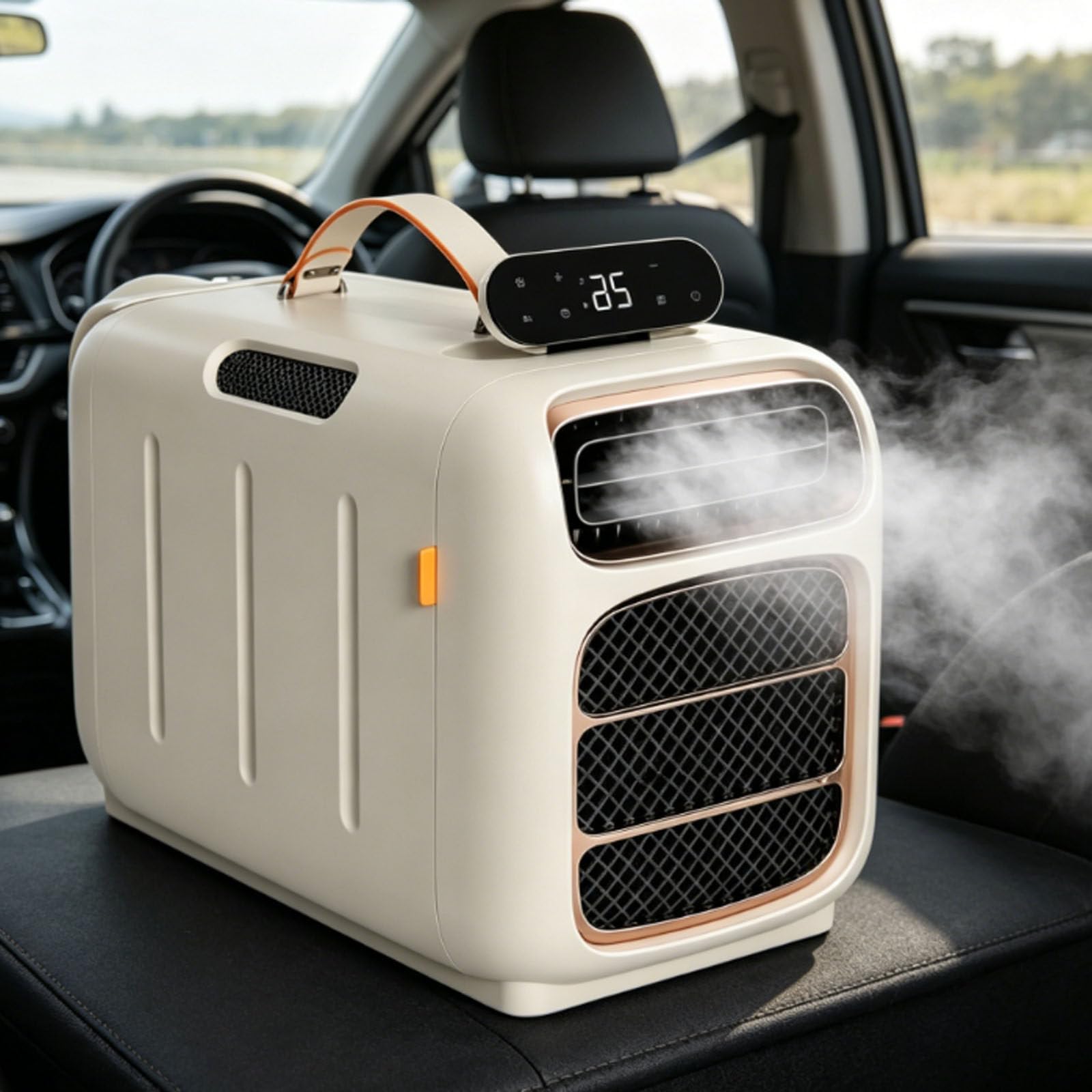 smafoseedding 4-In-1 Portable Air Conditioner, 4700btu Mobile Air Conditioner, Compact Air Cooler,Camping Ac Unit With Dehumidifier, Auto-Evaporation, 45db, Handy Remote Cooling