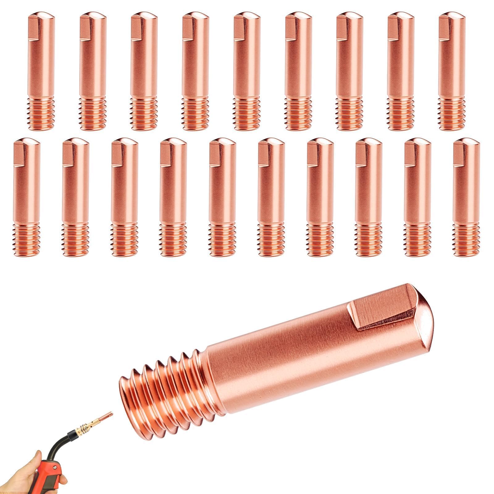 MB15AK MIG Schweißen Fackel Spitze 0,8mm Konische ... – Viceal