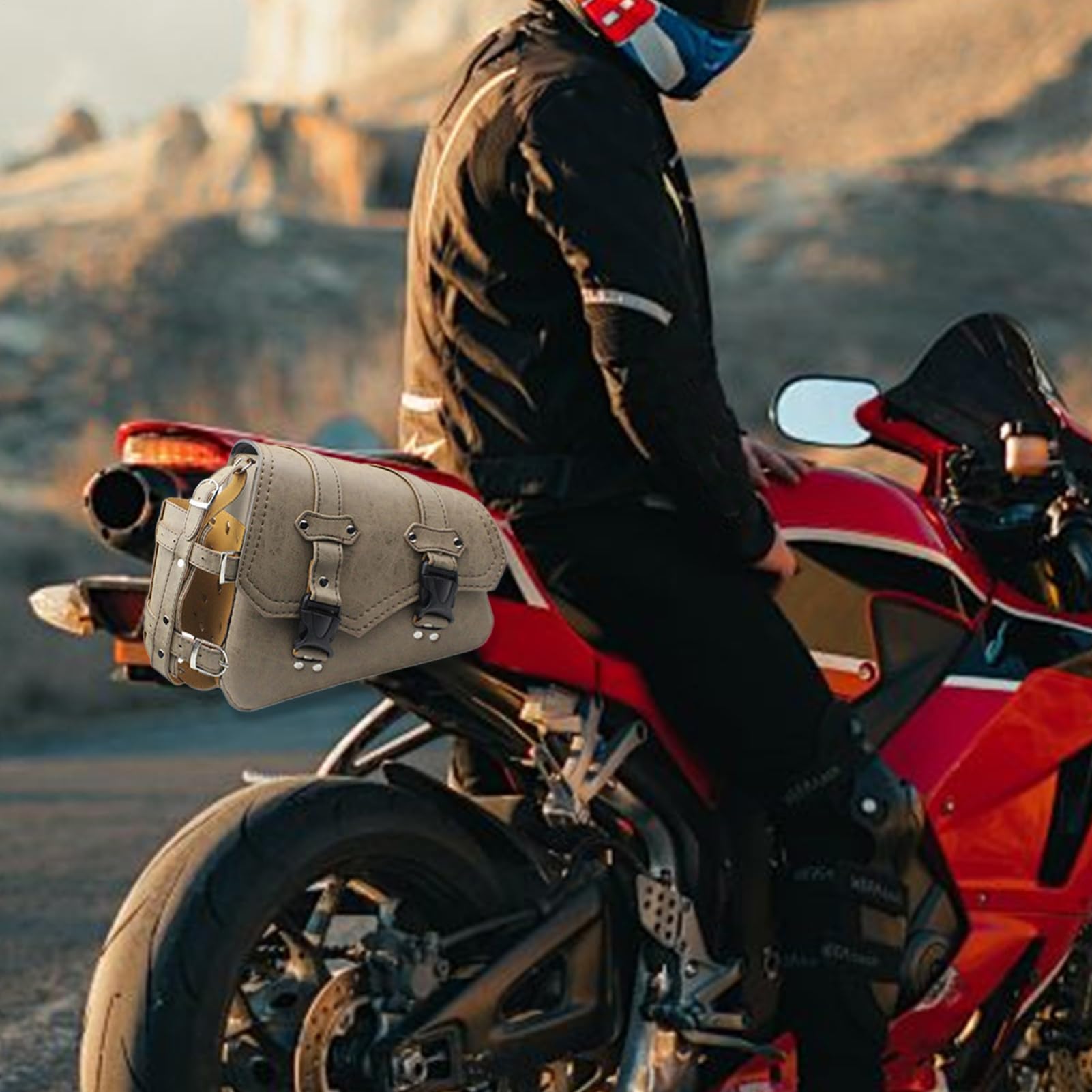 Torba podsiodłowa motocykla, boczne sakwy motocyklowe,Boczna torba