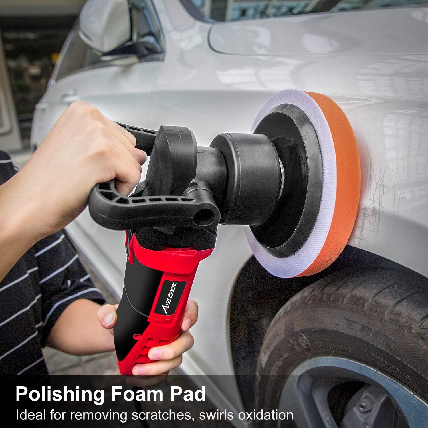 Buy AVID POWER Buffer Polisher, 6inch Dual Action/DA Polisher for Car Detailing, Random Orbital