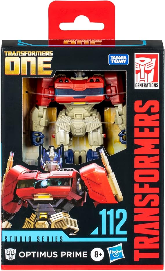 Transformers Toys Studio Series Deluxe One 112 Optimus Prime, 4.5-inch Converting Action Figure, 8+