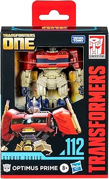 Transformers Toys Studio Series Deluxe One 112 Optimus Prime, 4.5-inch Converting Action Figure, 8+