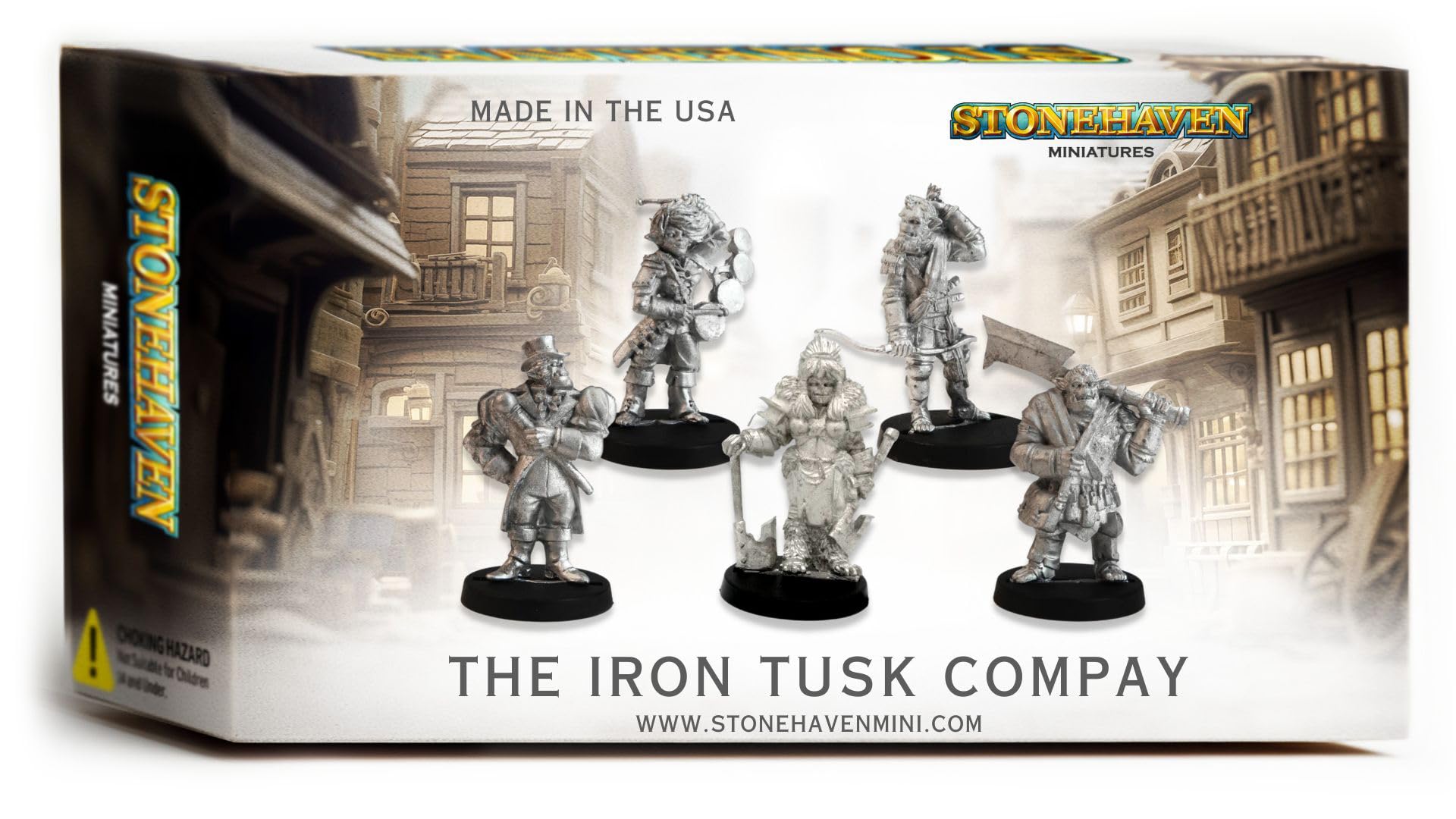 Amazon.com: Stonehaven Iron Tusk Company - 5 Half-Orc Miniatures