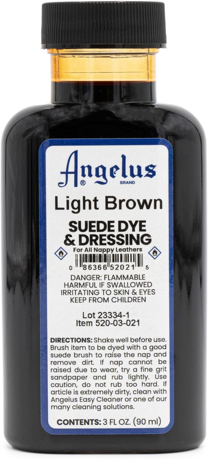 Suede Dye 3 Oz. (Light Brown)