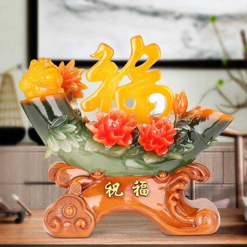 Fengshui Lucky Ornament Decor Feng shui szczęście bambusowy błogosławieństwo dekoracji pieniądze żaba/pieniądze ropucha przyciąga bogactwo wystrój Wangcai dekoracje dekoracje domowe dekoracje dla bo