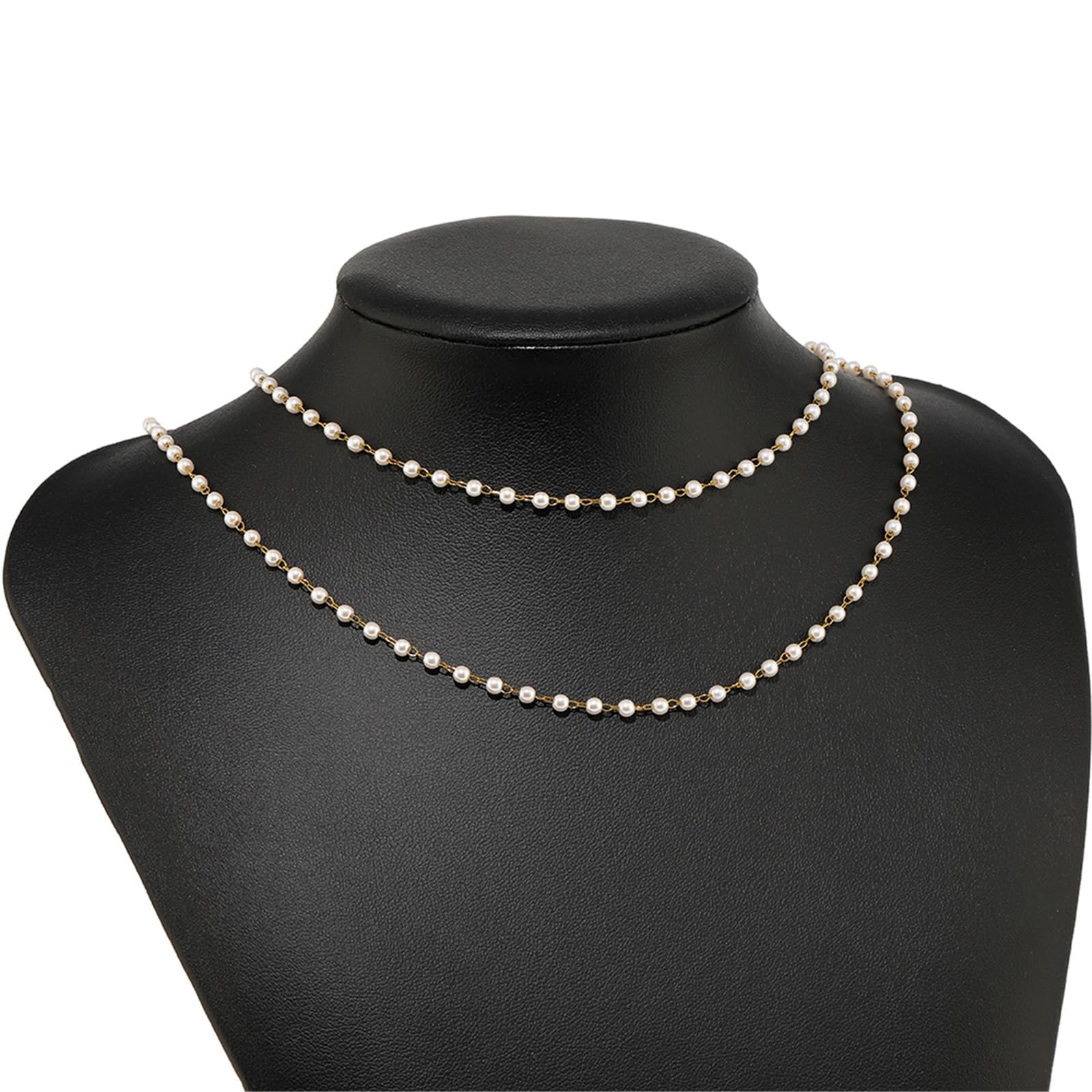 Catena di perline a sfera, Catena a sfere in acciaio inossidabile da 6 metri e 3 mm di larghezza for la creazione gioielli braccialetti fai-da-te(Gold Color)