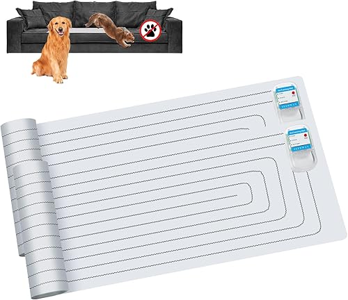 SEERWAY Scat Pet Shock Mat para interiores almohadillas de entrenamiento seguras para perros y gatos tapete repelente eléctrico mantiene a las