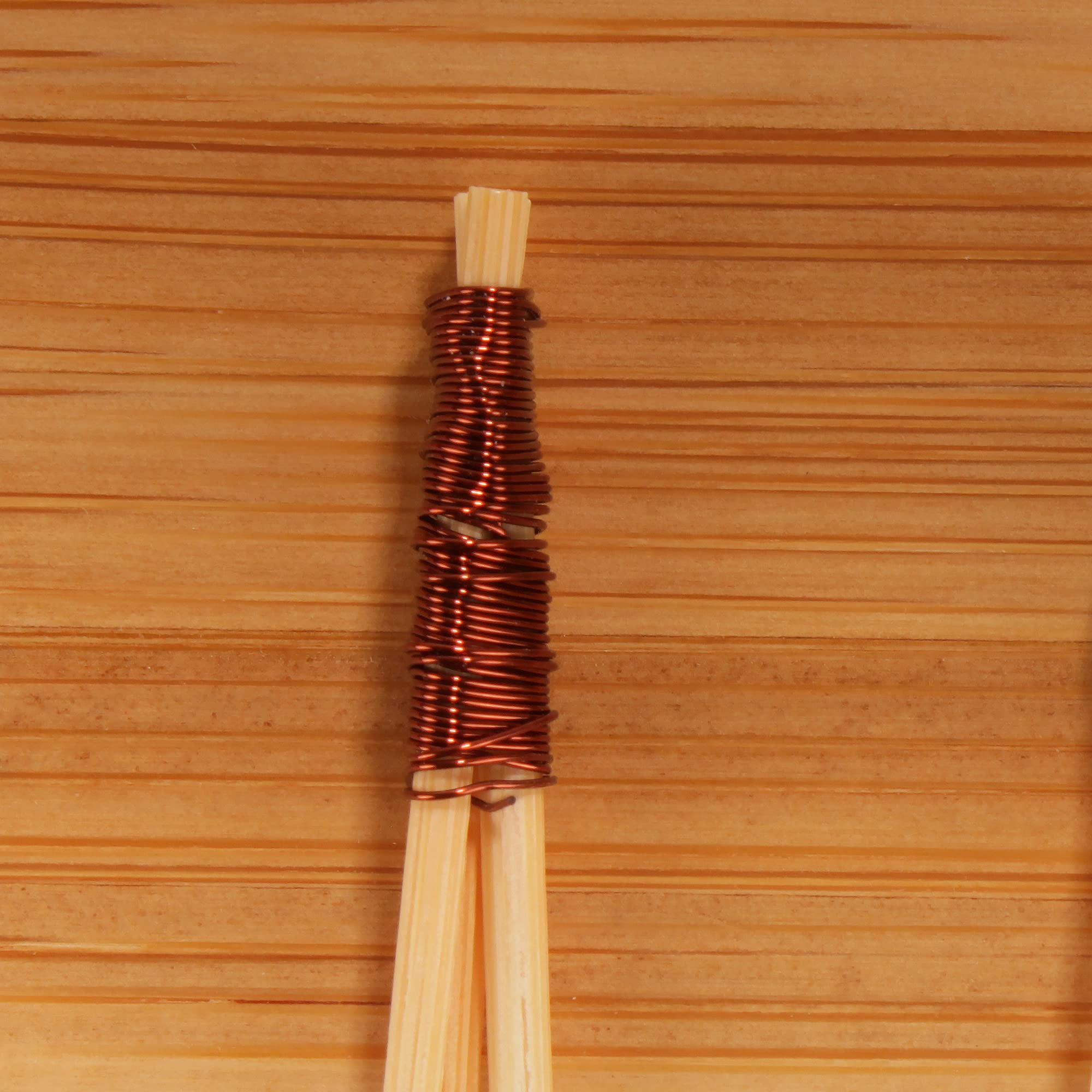 BambooMN - Lot de 300 pics Trident en bambou – Fil marron – Pour événements, vacances, restaurants ou fournitures de fête de catégorie Brown – 8,9 cm